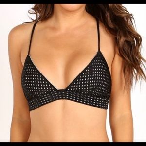 Acacia awapui bikini top storm mesh